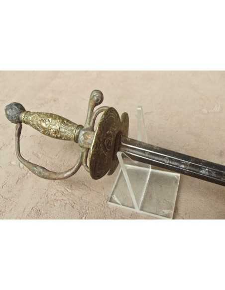 ÉPÉE A LA MOUSQUETAIRE EPOQUE LOUIS XV.