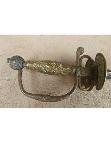 ÉPÉE A LA MOUSQUETAIRE EPOQUE LOUIS XV.