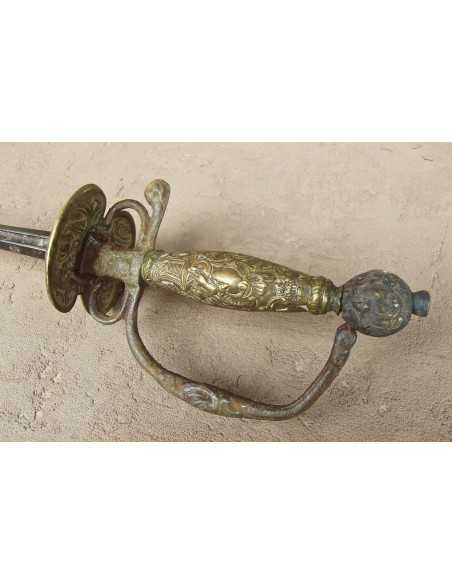 ÉPÉE A LA MOUSQUETAIRE EPOQUE LOUIS XV.