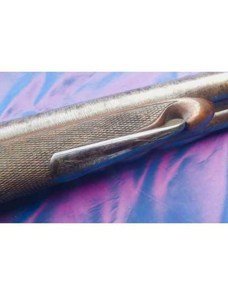 FUSIL DE CHASSE JUXTAPOSE A BROCHE LIEGEOIS.