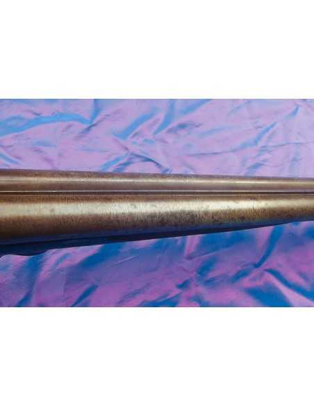 FUSIL DE CHASSE JUXTAPOSE A BROCHE LIEGEOIS.