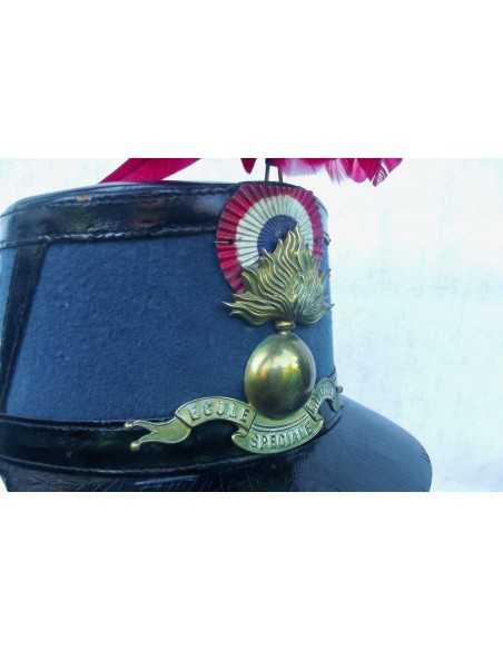 SHAKO DE L’ÉCOLE MILITAIRE DE ST-CYR IIIe RÉPUBLIQUE.
