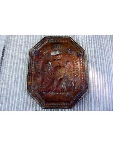PLAQUE DE L’ADMINISTRATION DES FORETS SECOND EMPIRE.
