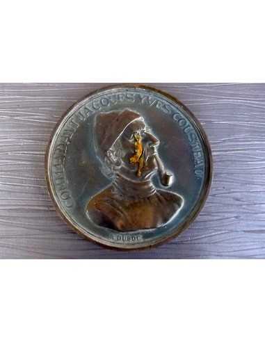 MEDAILLE DE TABLE COMMANDANT COUSTEAU.