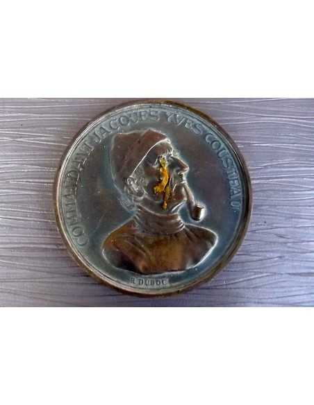 MEDAILLE DE TABLE COMMANDANT COUSTEAU.
