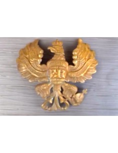 PLAQUE DE CASQUE À POINTE INFANTERIE PRUSSIENNE.