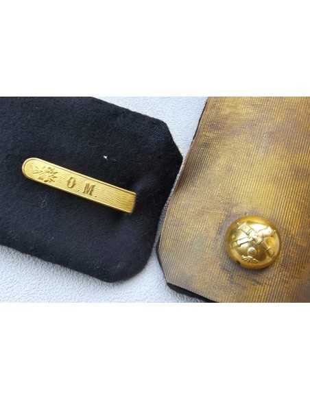 PAIRE D’EPAULETTES D’OFFICIER D’ARTILLERIE IIIe REPUBLIQUE.