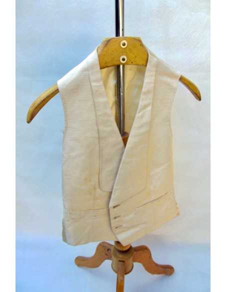 GILET D'HABIT DE SOIREE ANNEES 1920.