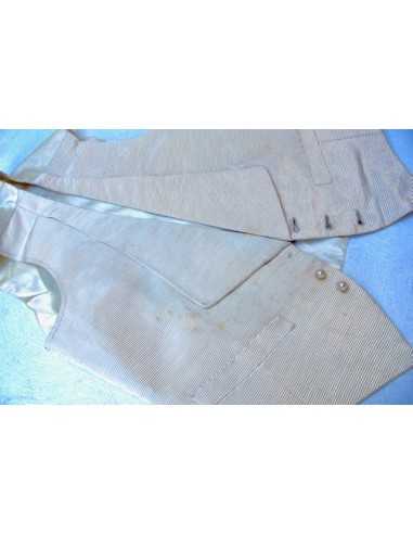 GILET D'HABIT DE SOIREE ANNEES 1920.