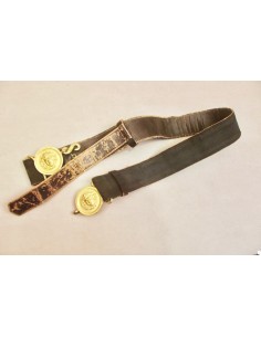 CEINTURON D’OFFICIER GÉNÉRAL IIIe RÉPUBLIQUE.