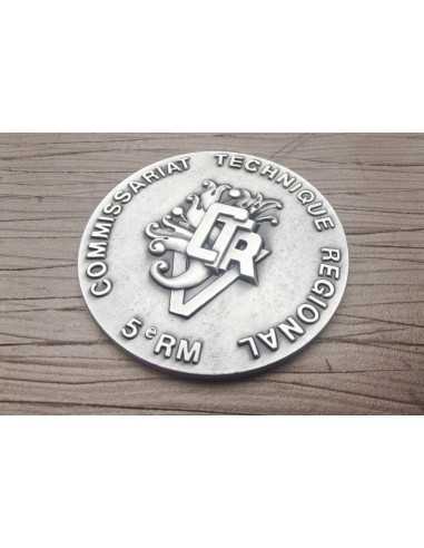 MÉDAILLE DE TABLE DU COMMISSARIAT TECHNIQUE 5e RM.