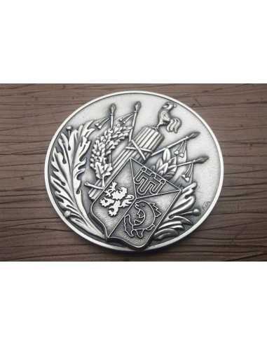 MÉDAILLE DE TABLE DU COMMISSARIAT DE L'ARMÉE DE TERRE.