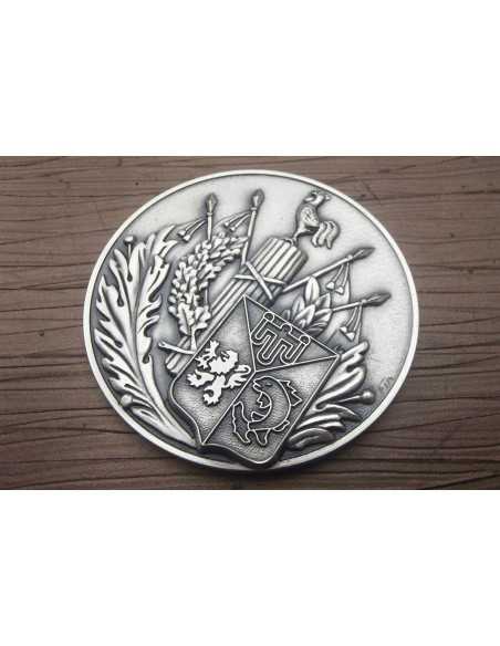 MÉDAILLE DE TABLE DU COMMISSARIAT DE L'ARMÉE DE TERRE.