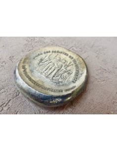 MÉDAILLE COMMÉMORATIVE DES 100èmes CHAMPIONNATS DE FRANCE DE TIR.
