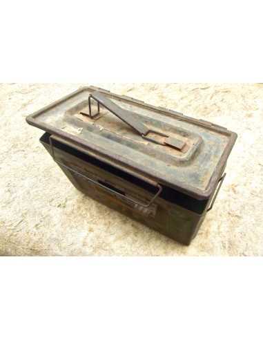 CAISSE DE MUNITIONS FRANCAISE POUR BANDES DE 12.7.