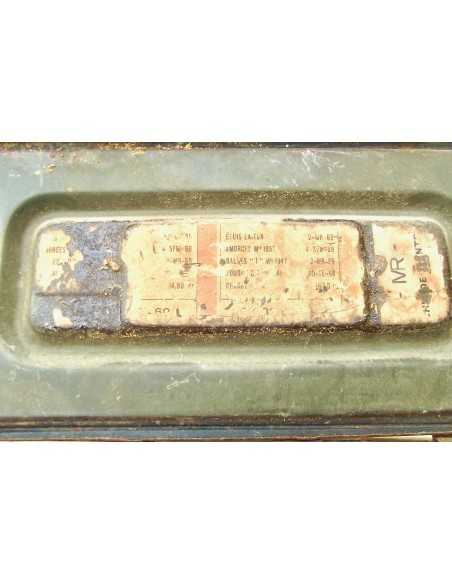 CAISSE DE MUNITIONS FRANCAISE POUR BANDES DE 12.7.