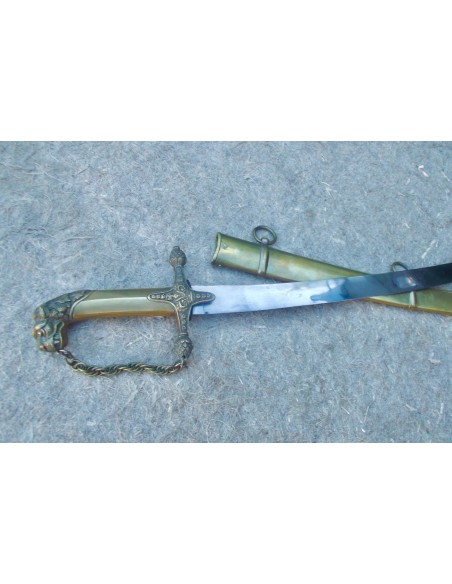 SABRE D’OFFICIER SUPERIEUR BRITANNIQUE PRÉ-RÉGLEMENTAIRE.