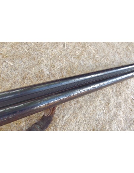FUSIL DE CHASSE VERNEY-CARRON HAMMERLESS JUXTAPOSÉ "PIONNIER".