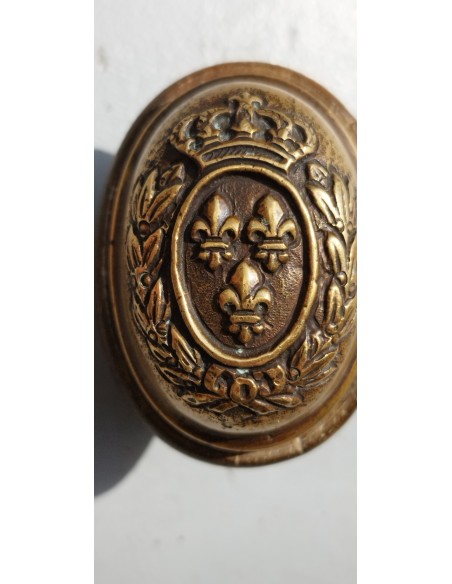 CALOTTE DE PISTOLET DES GARDES AU CORPS DU ROI Mle 1814.