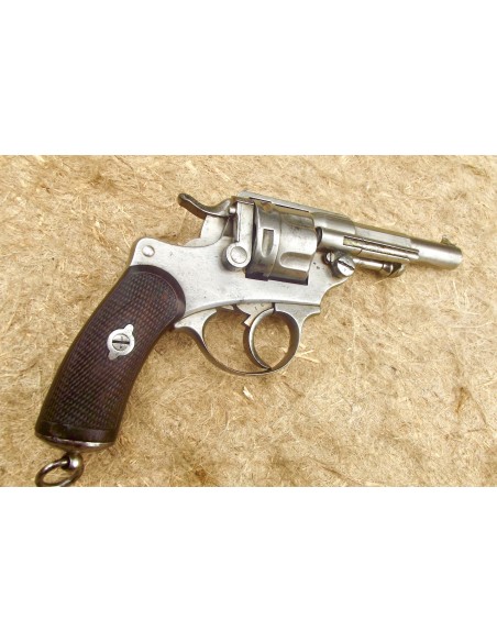 RARISSIME REVOLVER RÉGLEMENTAIRE FRANÇAIS Mle 1874 DE MARINE.