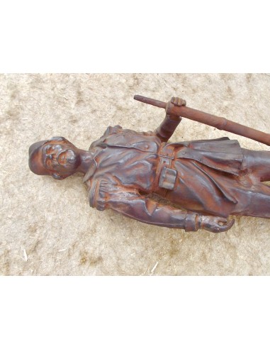 GRANDE STATUETTE D’UN OFFICIER U.S....