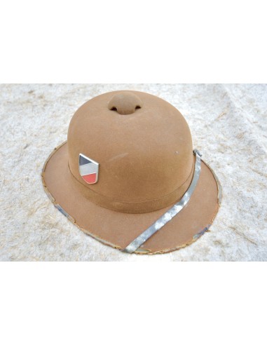 CASQUE EN FEUTRE HEER DE L’AFRIKAKORPS.