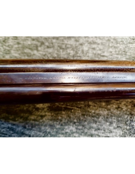 EXCEPTIONNEL FUSIL MIXTE DE LUXE A CHIENS EXTERNES SIGNE FOERSTER