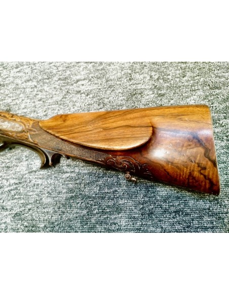 EXCEPTIONNEL FUSIL MIXTE DE LUXE A CHIENS EXTERNES SIGNE FOERSTER