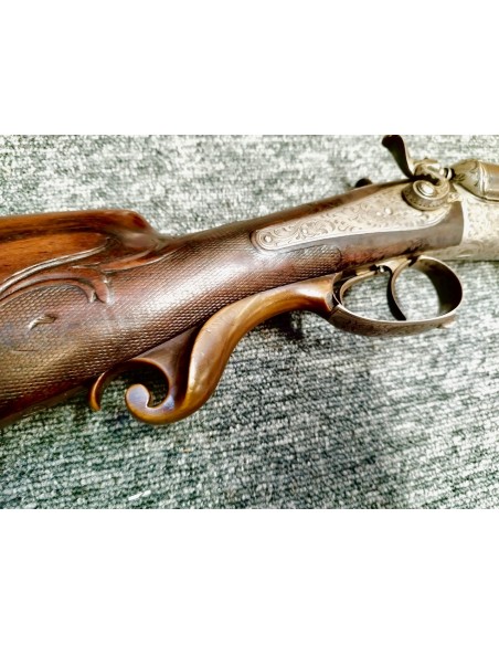 BEAU FUSIL MIXTE DE LUXE A CHIENS EXTERNES SIGNE HAYDT