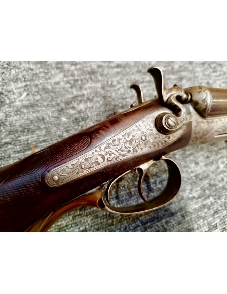 BEAU FUSIL MIXTE DE LUXE A CHIENS EXTERNES SIGNE HAYDT