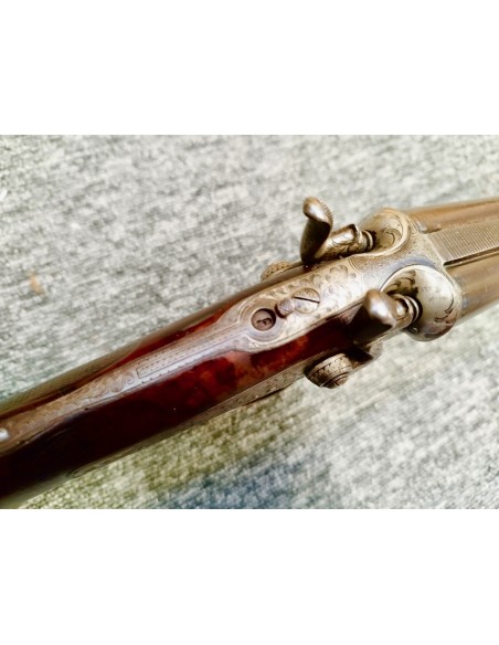 BEAU FUSIL MIXTE DE LUXE A CHIENS EXTERNES SIGNE HAYDT