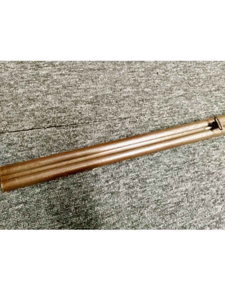 EXCELLENT FUSIL JUXTAPOSE DE LUXE A CHIENS EXTERNES SIGNE RIEGER