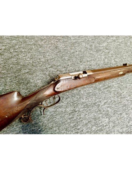 IMPRESSIONNANTE CARABINE DE TIR SUR BOITIER MAUSER 1871