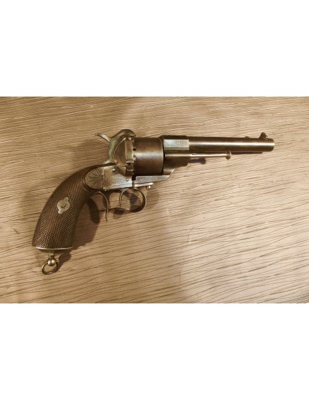 REVOLVER LEFAUCHEUX Mle 1858 FABRICATION D'OFFICIER.
