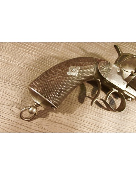 REVOLVER LEFAUCHEUX Mle 1858 FABRICATION D'OFFICIER.