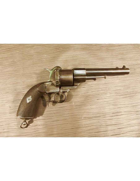 REVOLVER LEFAUCHEUX Mle 1858 FABRICATION D'OFFICIER.