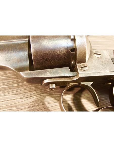REVOLVER LEFAUCHEUX Mle 1858 FABRICATION D'OFFICIER.