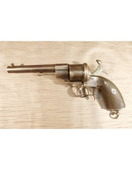REVOLVER LEFAUCHEUX Mle 1858 FABRICATION D'OFFICIER.