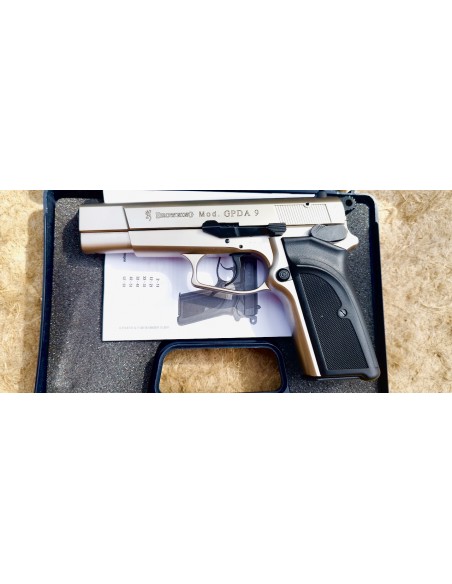 PISTOLET A BLANC UMAREX GPDA 9 NICKEL.