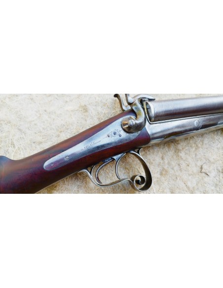 FUSIL JUXTAPOSE A BROCHES SIGNE PONDEVAUX.