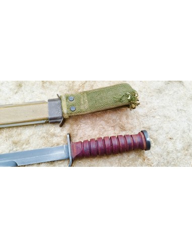 POIGNARD U.S. M3 AVEC FOURREAU.