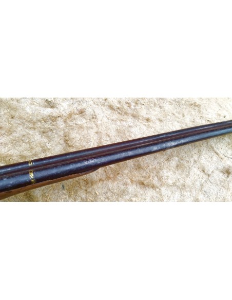 ELEGANT FUSIL DE CHASSE A SILEX TRANSFORMÉ PERCUSSION.