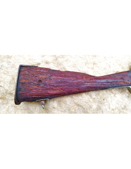 EMOUVANTE EPAVE DE FUSIL GRAS DE CHASSE.