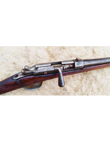 EMOUVANTE EPAVE DE FUSIL GRAS DE CHASSE.