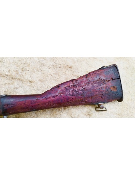 EMOUVANTE EPAVE DE FUSIL GRAS DE CHASSE.
