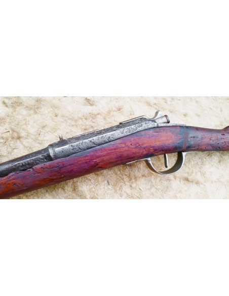 EMOUVANTE EPAVE DE FUSIL GRAS DE CHASSE.