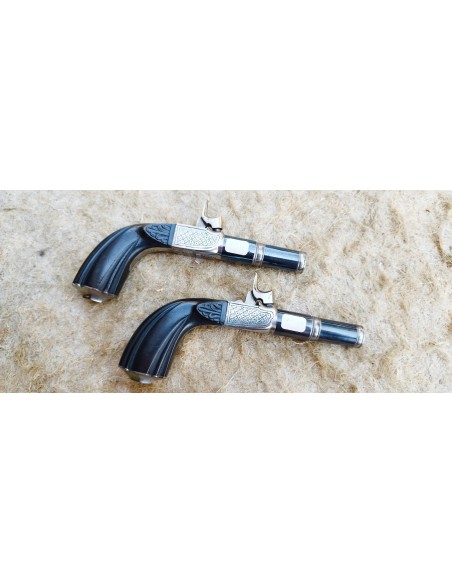 PAIRE DE PISTOLETS DE GOUSSET STEPHANOIS.