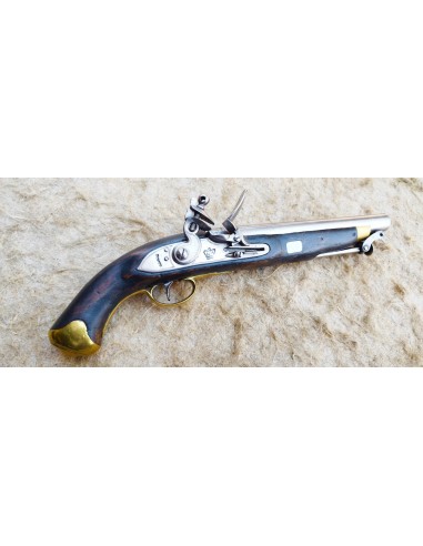 PISTOLET MILITAIRE A SILEX ANGLAIS...