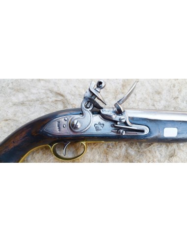 PISTOLET MILITAIRE A SILEX ANGLAIS...