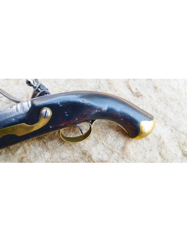 PISTOLET MILITAIRE A SILEX ANGLAIS...